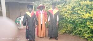 Staff in preparation for the graduation