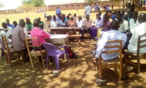 Parents-teachers meeting in progress