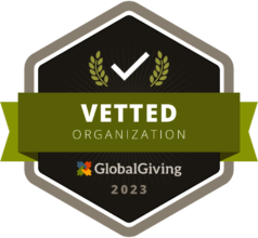 A badge: Awarded as a vetted organization, 2023
