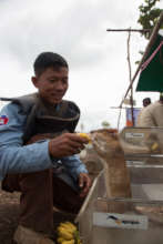 A well deserved treat after a hard day's work.