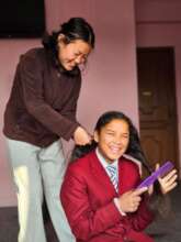Sisters by heart, helping each other shine