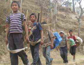 children working for school education