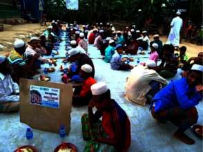 Distribution of food during Ramadan.