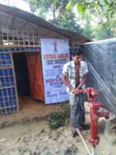 Hand Pump Installed for Clean Drinking Water