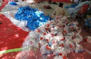 Food packets for Rohingya refugees
