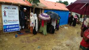 Meat Distribution among Refugees