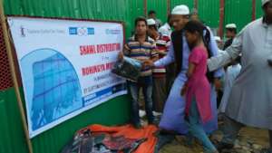 A Young Boy Receiving Package