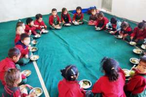 Daily Lunches for Underweight Children in Nepal