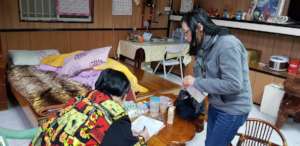 Visiting children's family