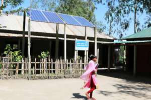 Powered by solar panels