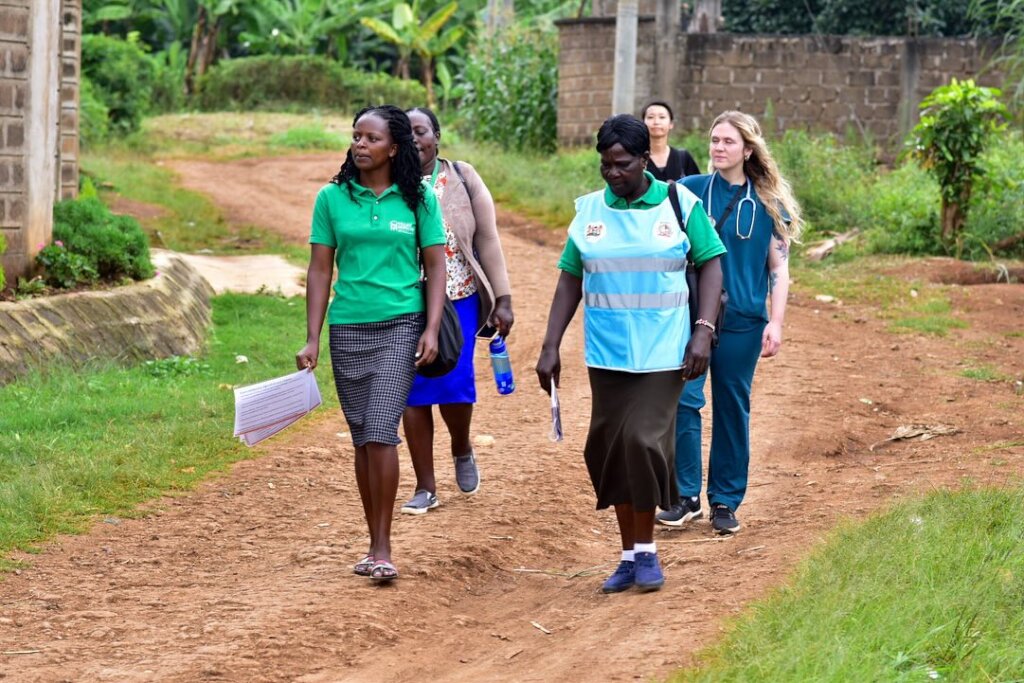 Nurses with CHP in the field