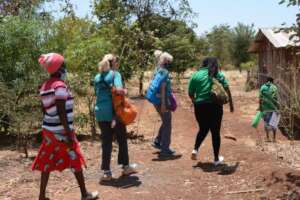 MedTreks team Visiting Households