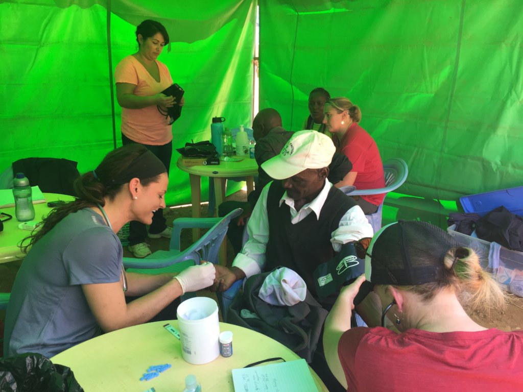 MedTreks at Pop-Up Market clinic with HopeCore