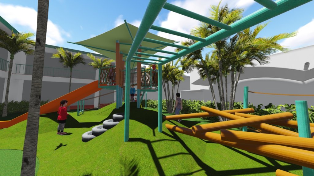 Outdoor Playground for Grade School Students
