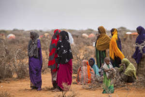 Affected community by the chronic drought in Gode