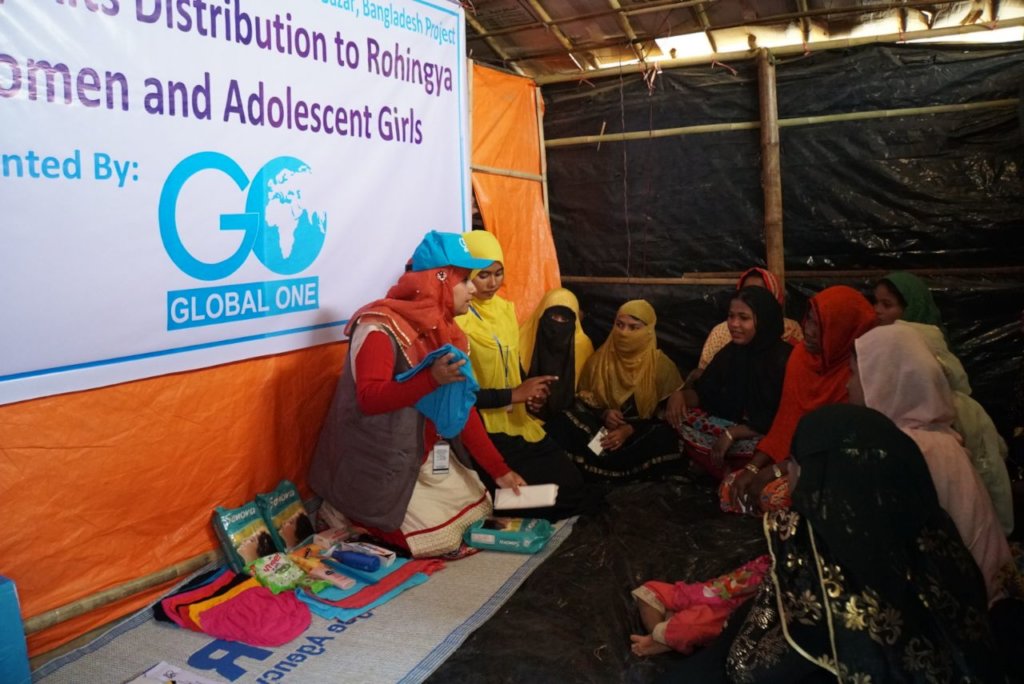 Dignity Kits for Rohingya Refugee Women