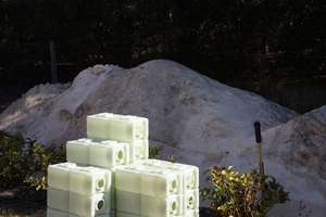 Empty WaterBricks Waiting to be Filled