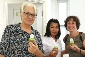 Our women in her new job with Tamar Leaders