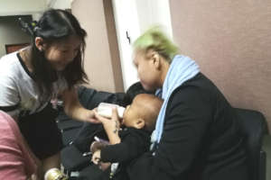 Taking care of the kids