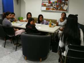 Women in our Training program receiving lessons