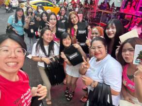 Distribution of Christmas Gifts in the redlight