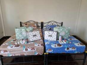 new room ready for Mother and child to move in!