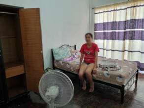 new woman unpacking and moving into our new house