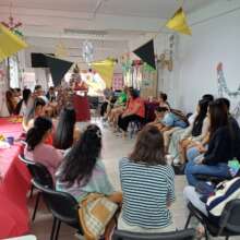 Celebration with our English Class people!