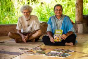 Deepika and Bernard - seeds, books, and smiles