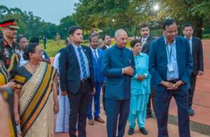 Indias President Kovind visiting Auroville in Dec.