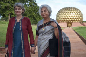 Unesco director I. Bukova visits Auroville