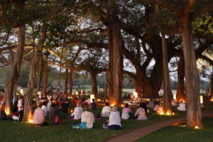 Community at an annual celebration