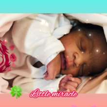 A newborn baby boy is still awaiting his new name