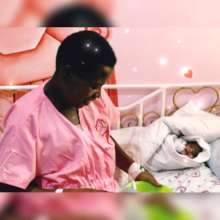 Despite the unbearable pain, she managed to smile