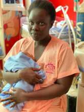 our maternity patient doing kangaroo care