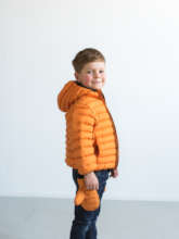 Kids jackets with mittens for the littlies!