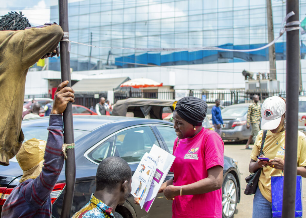 Our team during another Community Awareness