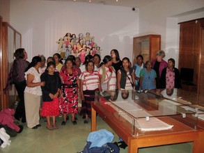 Exhibit at Museo de Textil  in Oaxaca