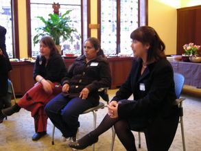 Patty and Augustina visiting Boston
