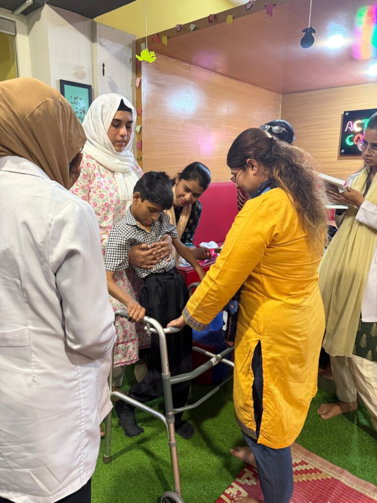 Supporting children in activities of daily life