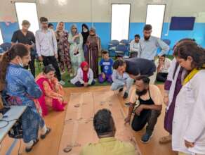 APT trainers demonstrating the process