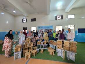 The  APT equipment the team made in September 2025