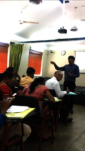 MAITS Master Trainer, Ali, delivering training