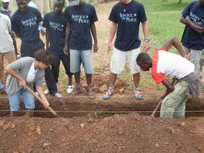 Volunteers are digging to make the foundation