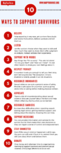 10 Ways to Support Survivors