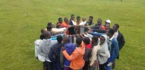 Acceptance circle with young participants