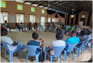 Young adults in the trainings.