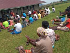 Listen session with women and girls.