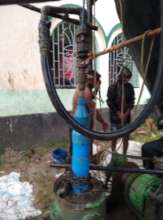 Tube well installation