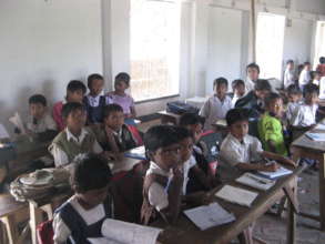 students in class room